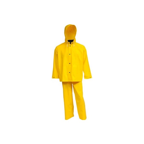 Tingley Tingley S53307 .35mm Industrial 3 Pc Work Suit, Yellow, Jacket, Detachable Hood, XL S53307.XL - main